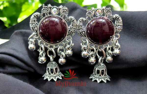 Oxidised Jhumka Earring For Women